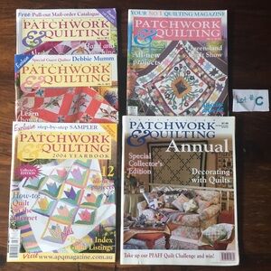 5 Australian Patchwork Quilting Magazine (Lot #C)